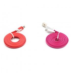 flat colorful micro usb cable